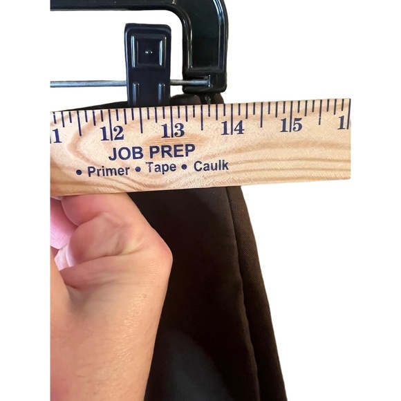 Fendi Pencil Skirt Dark Chocolate Brown Knee Length Front Slit Pencil  IT42 US6 - Picture 6 of 8